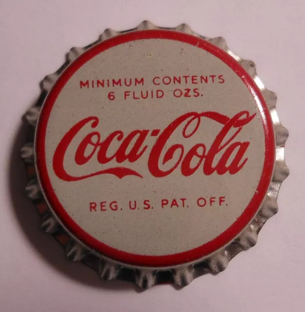 Vintage Coca Cola "White Face"..cork..unused..Soda Bottle Cap Minty!