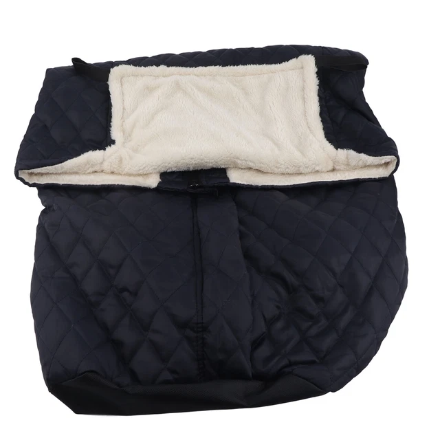 (Nero) Coperta per sedia a rotelle spessa calda coperta avvolgente per sedia a rotelle pile SG5