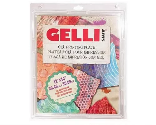 Gelli Arts Gel Printing Plate - 12" X 14" Gel Plate, Reusable Gel Printing Pl...