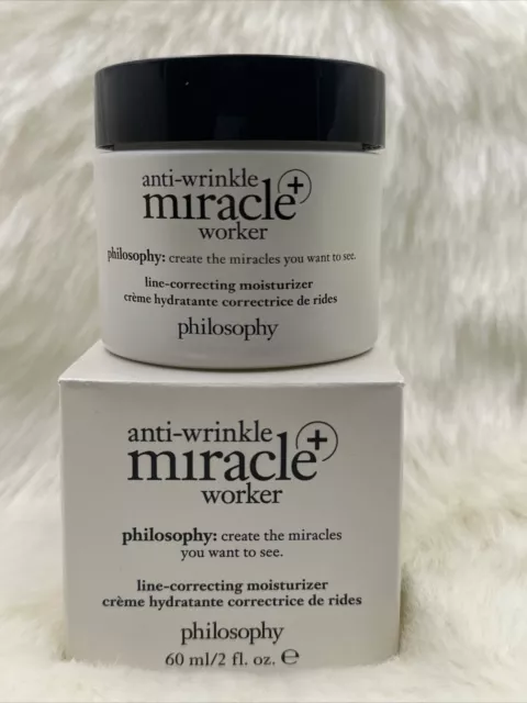 PHILOSOPHY Anti-Wrinkle MIRACLE WORKER  MOISTURIZER 2 fl.oz / 60 ml - NIB !