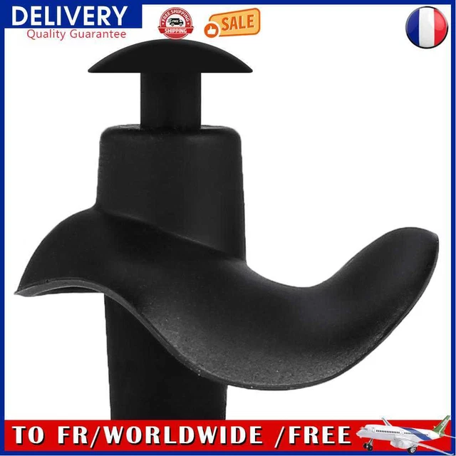 Waterproof Earphone Silicone Anti-Noise Diving Sport Spiral Earplugs (Black