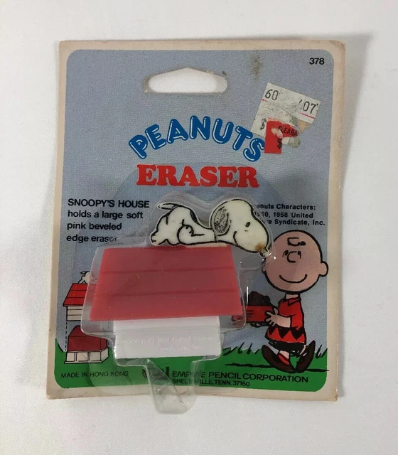 Rare Vintage Empire Pencil Corporation Peanuts Snoopy Dog House