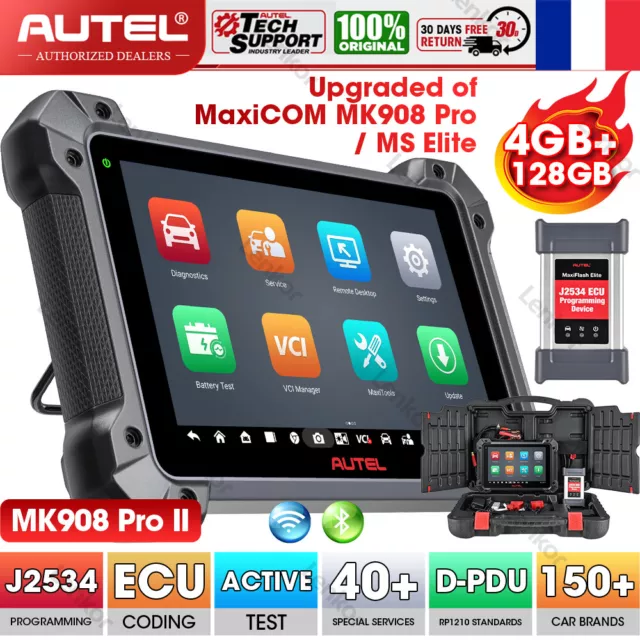 Autel MaxiSys Elite MS908S PRO MK908 PRO II J2534 ECU Programm Auto Diagnostics