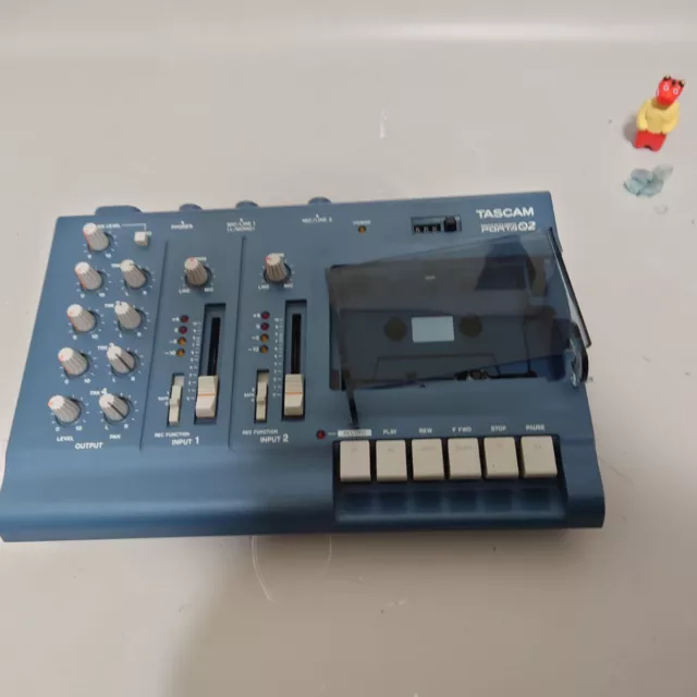 Tascam Porta02 Ministudio Analog Cassette Recorder Porta-02 blue free shipping