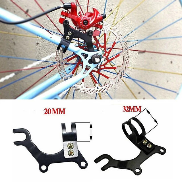 Adaptateur De Support De Frein En V Pour Vélo - Convertisseur/Extension De Fixation Cadre - Noir Alliage
