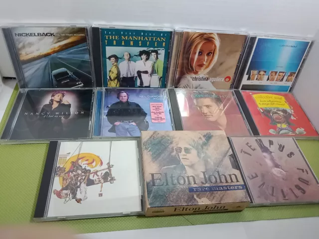 CD POP ROCK AÑOS 70 - 90 Elton John Chicago Collective Soul Elvis Nickelback