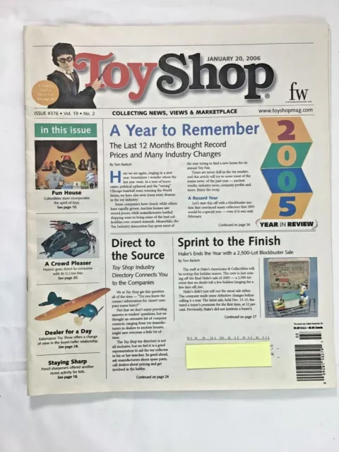 Toy Shop Magazine January 20 2006 Issue #376 Volume 19 No. 2