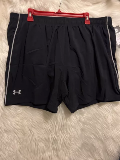 Under Armour HeatGear CoolSwitch Running Shorts Men’s Size 2XL $55 Black