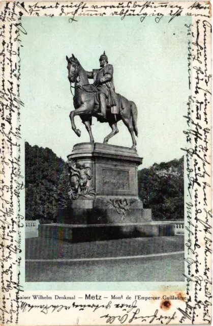 CPA AK Kaiser Wilhelm Denkmal - METZ (393250)