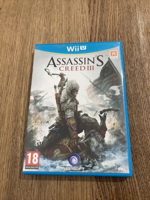 Assassin's Creed III 3 Nintendo Wii U UK PAL **FREE UK POSTAGE**