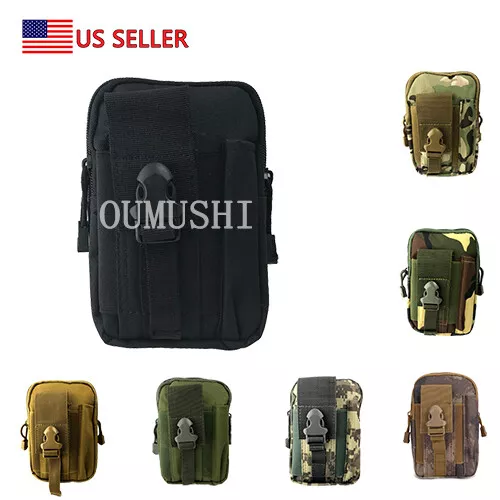 Tactical Molle Pouch EDC Belt Waist Fanny Military Utility Bags Pack Bag Pocket