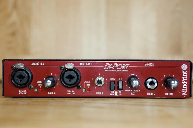 MindPrint DI-PORT　24bit アナログ/デジタル コンバーター DI-PORT MINDPRINT 24 BIT STEREO ANALOG DIGITAL CONVERTER