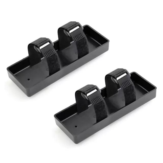 Juego de 2 soportes de caja de batería de plástico de radiocontrol para 1/8 1/10 Axial1121