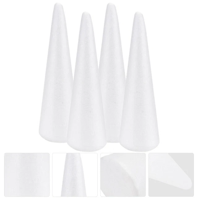 4 Pcs Schaumkegel Selber Machen Bastelbedarf Für Kinder Konisch