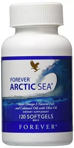 Forever Arctic-Sea Super Omega-3 Huiles naturelles de calamar de poisson...