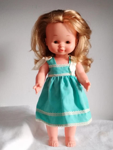 Poupée Ancienne Famosa – Yeux Marguerite – Baigneur 52 Cm – Années 60