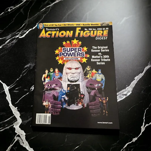 Tomarts Action Figure Digest Magazine #203 Kenner Mattel WWE Hot Wheels New