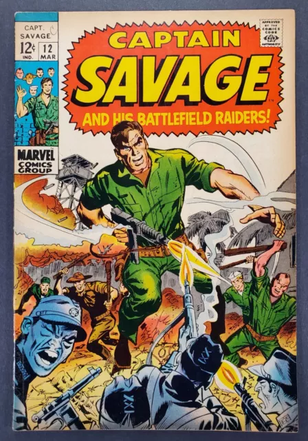 Captain Savage #12 Marvel Comics Silver Age 1969