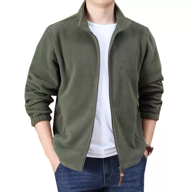 Mens Extra Thick Warm Fleece Heavy Duty Work Jacket Padded Anti Pill Winter☍ 11