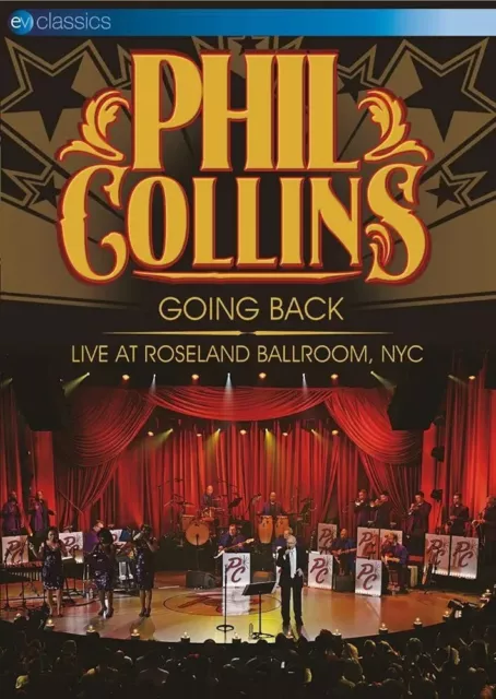 Phil Collins Going Back Live At Roseland Ballroom Nyc Dvd New Sealed Region Free