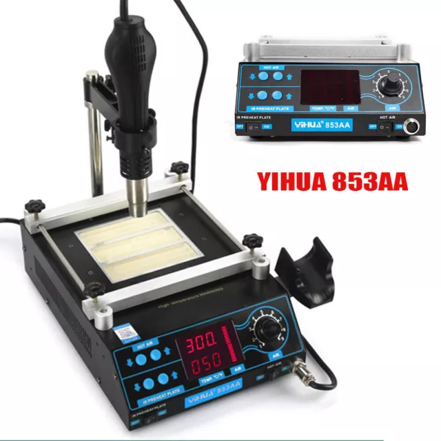 SMD PCB Preheater BGA Rework Station Preheating Oven Station Welder Hot Plate us