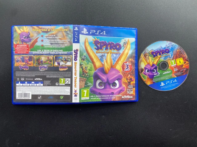 Jeu SPyro Reignited Trylogy PlayStation 4 en boite PS4 Sony FR