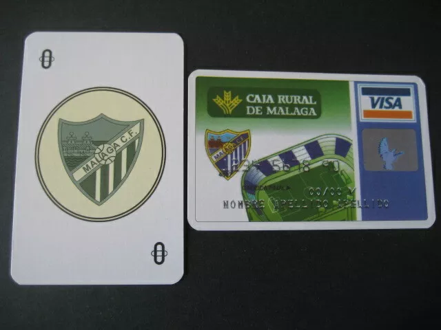 Joker N 77. Scatola Rurale Club Da Calcio Malaga. Single Playing Card