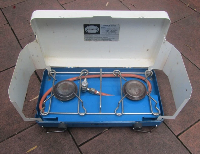 VINTAGE PRIMUS CAMPING Stove Burner Top For Gas Bottle 1957 Bacho