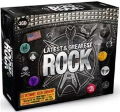 Latest & Greatest Rock by Various Artists (CD, Apr-2015, 3 Discs, USM Media)