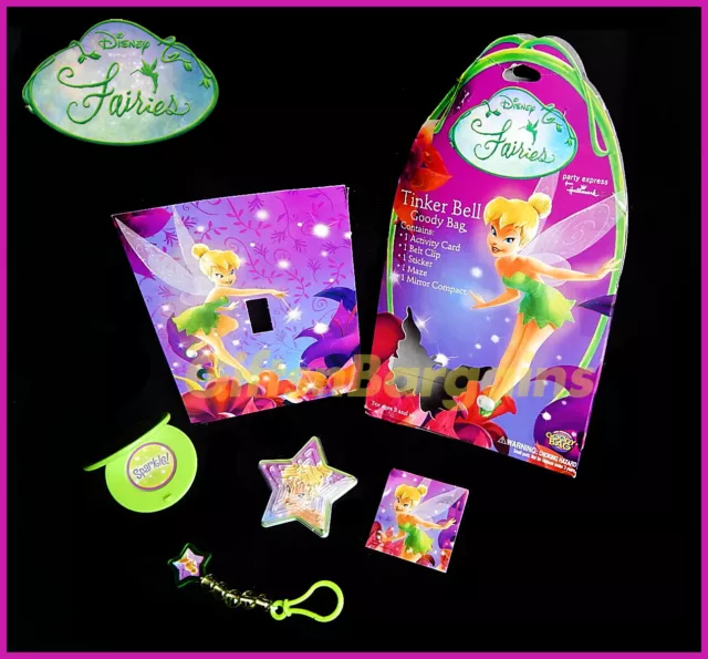 Disney Fairies Tinker Bell Goody Bag Girls Party Favour Birthday Loot gifts 3