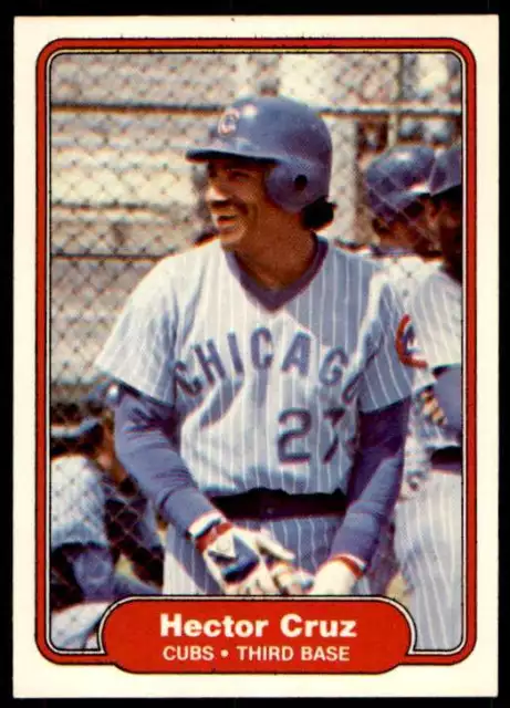 1982 Fleer Hector Cruz Chicago Cubs #591