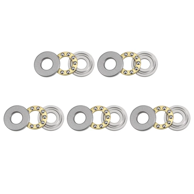 F8-19M Miniature Pressione Sfera Cuscinetti 8x19x7mm con Rondelle 5 pz