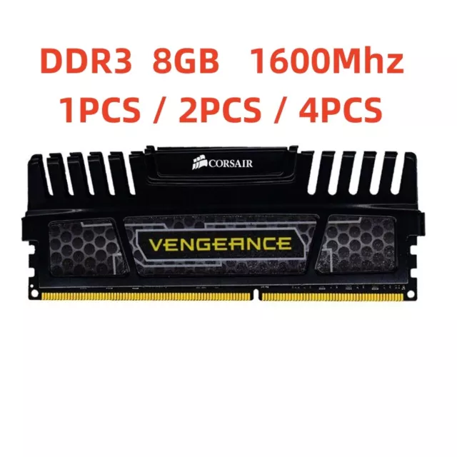 Corsair Vengeance 32GB 16GB 8GB DDR3 1866MHz 1600MHz CL10 Desktop Memory RAM LOT