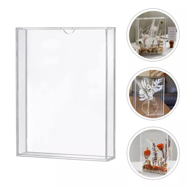 Schaukasten Aus Acryl Display-Organizer Bild Vitrine Klare Schreibtisch