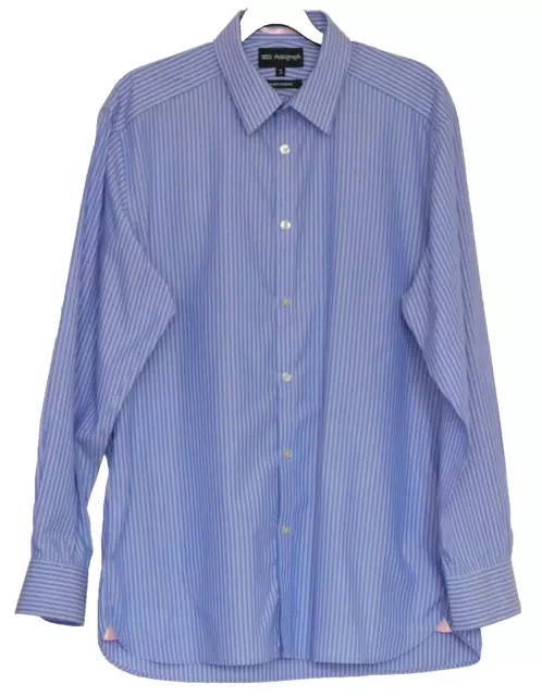 Striped shirt size 16 M&S Autograph long sleeves blue Marks and Spencer ZA