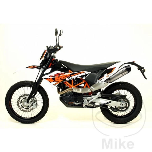 SBK LV ONE EVO 1/1 Auspuff Für Husqvarna 701 Enduro/Supermoto - INOX Mit Kat