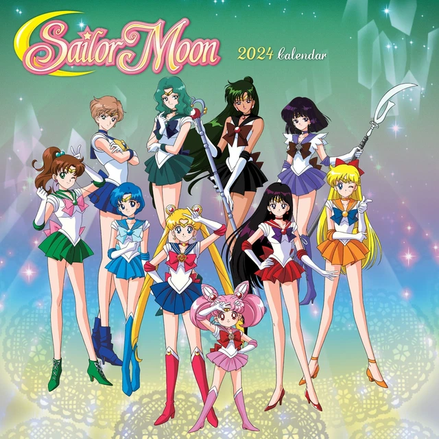 SAILOR MOON OFFICIAL 2024 12x24" Monthly Square Wall Calendar 16.99