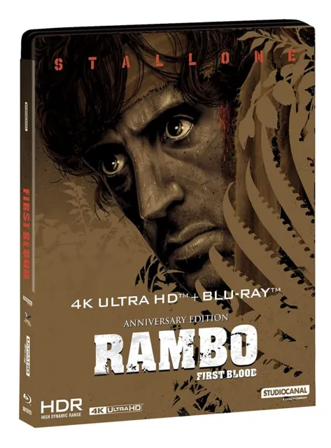 Rambo 4K Ultra- HD (2022) 2 blu ray + Livre Numéroté Steelbook