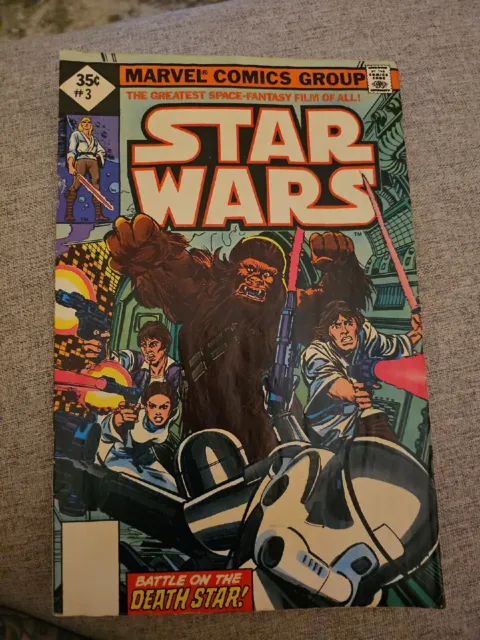 Star Wars #3 Marvel Comics 1977  No UPC code Reprint