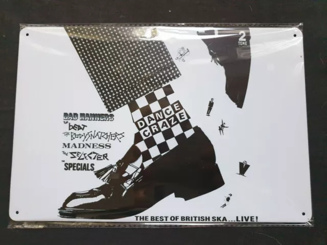 SKA Dance Craze Metal Sign Plaque British Ska Poster Retro Garage Shed FREE P&P