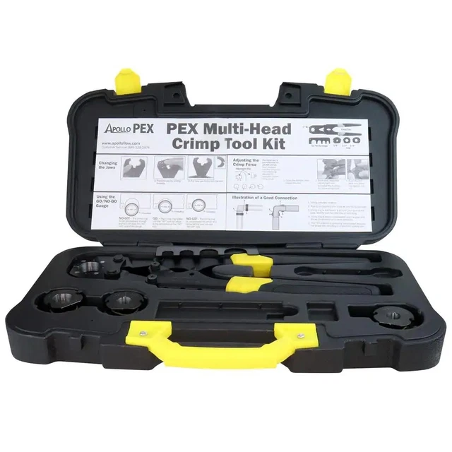 ​Apollo 69PTKH0015K Multi-Head PEX-B Crimp Tool Kit