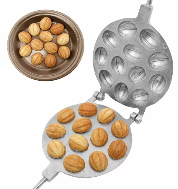 Oreshnitsa Russian Oreshki Walnut Nutlets Oreshnica Cookie Form Mold Maker 12