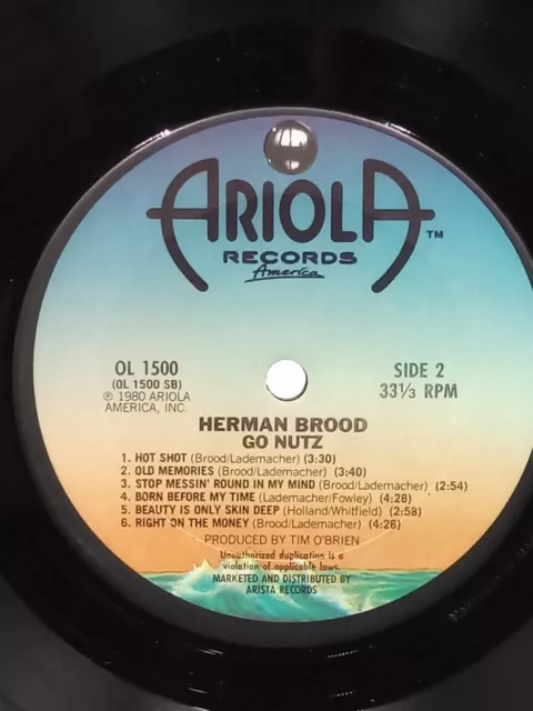 BOXDG42 Herman Brood & His Wild Romance - Go Nutz LP, Album Ariola Records 3