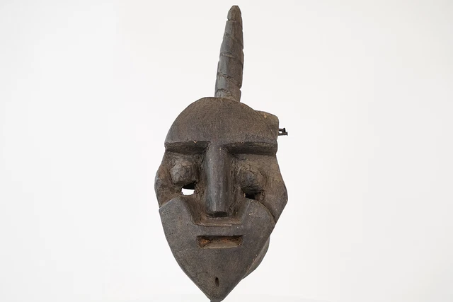 Distressed Ijo (Ijaw) Mask 14.75" - Nigeria - African Art 2