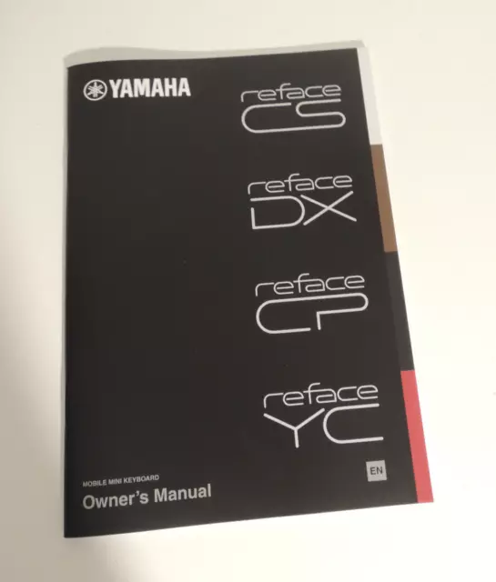 YAMAHA Original  Manuel utilisateur en Français tous modèles Reface  CS DX CP YC