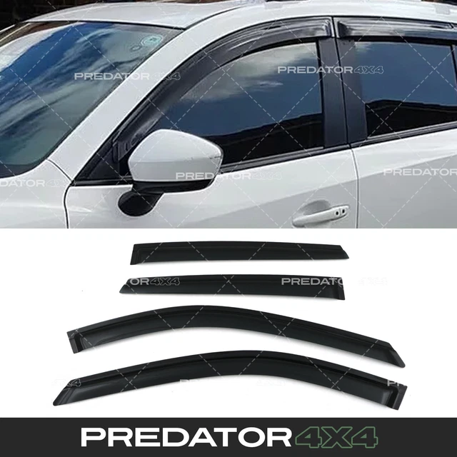 ISPEED Dark Tinted Wind Deflectors For Mazda CX-30 5-Door (2019-2025) - 4pc Set