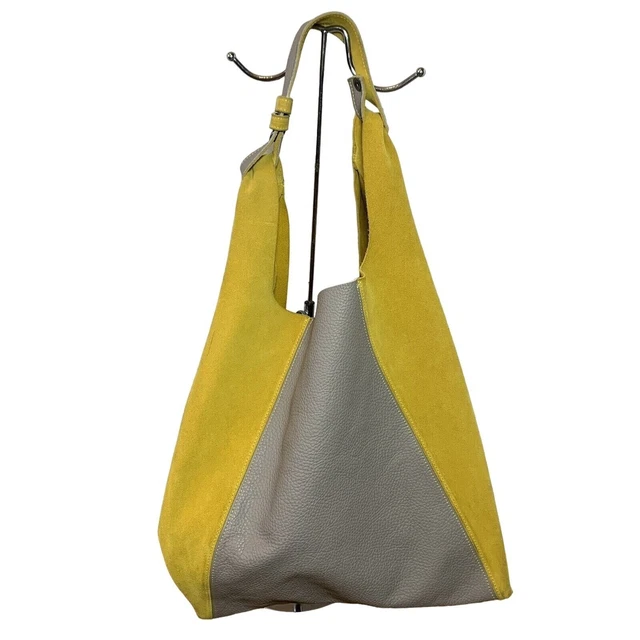 Park House Suede Leather Hobo Tote Soft Slouchy Shoulder Purse Bag EUC