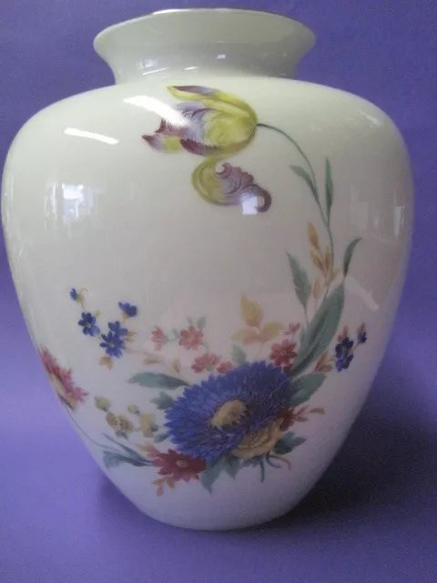 BLUMENVASE VASE CM Hutschenreuther Hohenberg Blumendekor