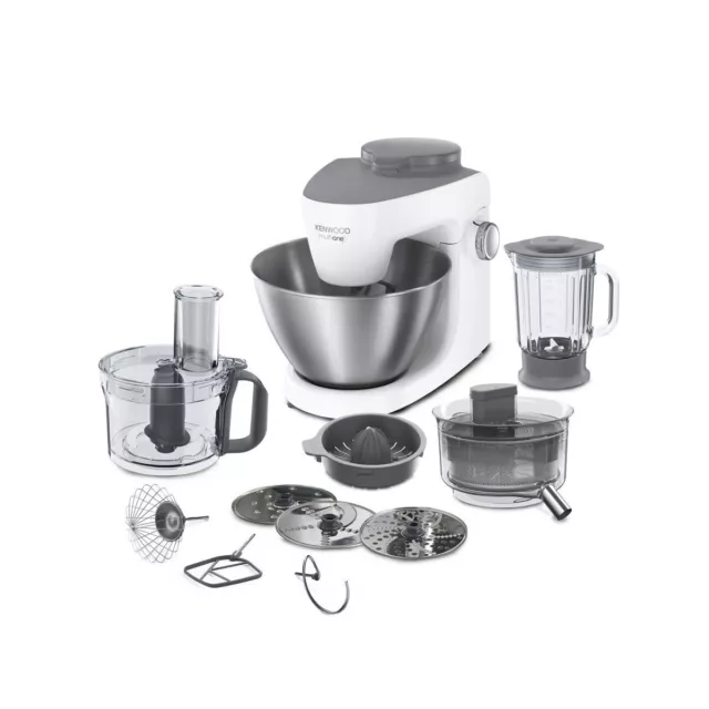 KENWOOD Robot pâtissier multifonction- 1000 W, 4.3 L + kit patisserier + blender