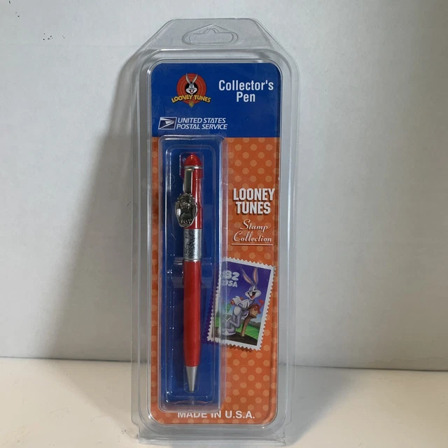 Taz Tasmanian Devil Collector's Pen USPS Stamp Collection Looney Tunes Vintage